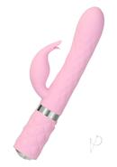 Pillow Talk Lively Silicone Rechargeable Dual Motor Massager With Swarovski Crystal - Pink