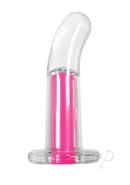 Gender X Pink Paradise Silicone Rechargeable Vibrator With Remote Control - Clear/pink